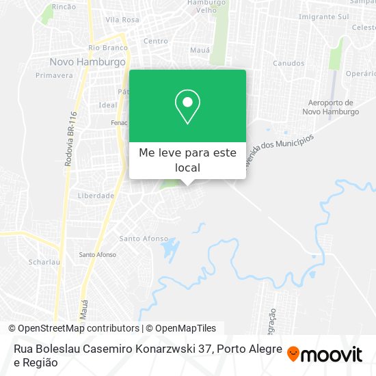 Rua Boleslau Casemiro Konarzwski 37 mapa