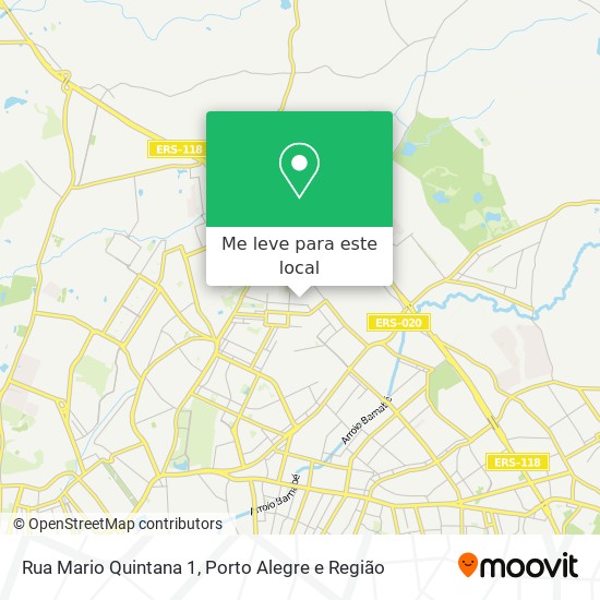 Rua Mario Quintana 1 mapa