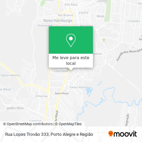 Rua Lopes Trovão 333 mapa