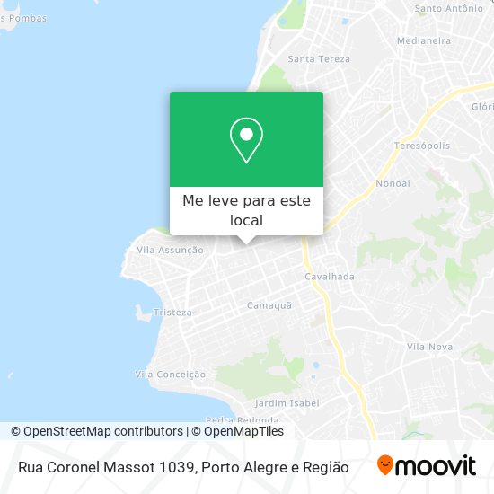 Rua Coronel Massot 1039 mapa