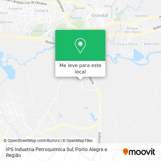 IPS Industria Petroquímica Sul mapa