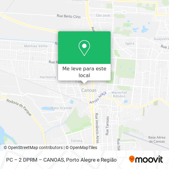 PC – 2 DPRM – CANOAS mapa