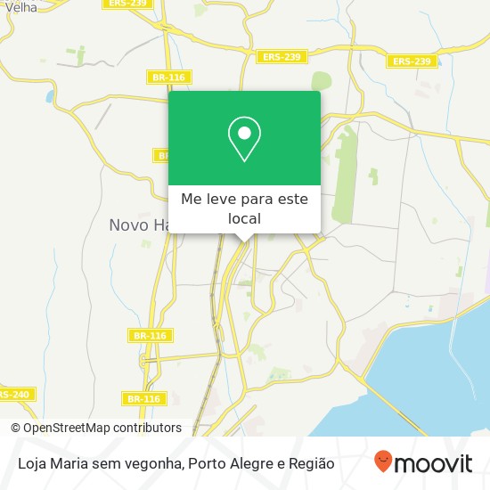 Loja Maria sem vegonha mapa