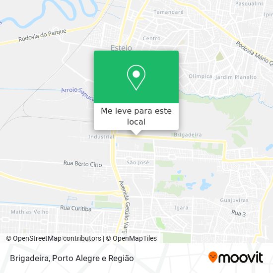 Brigadeira mapa