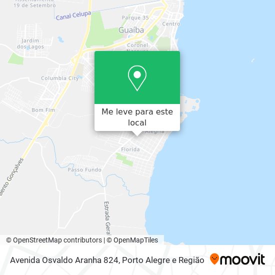 Avenida Osvaldo Aranha 824 mapa