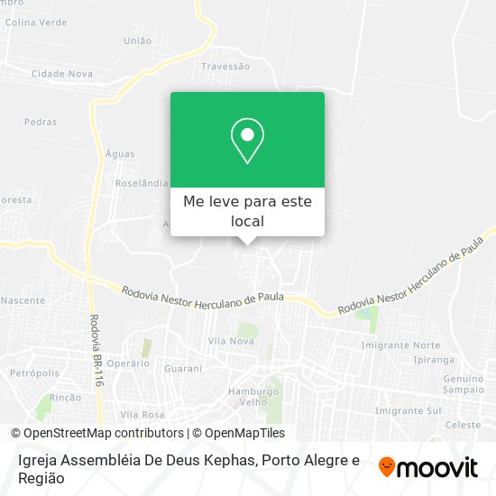 Igreja Assembléia De Deus Kephas mapa