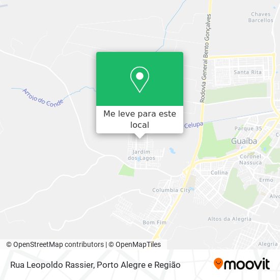 Rua Leopoldo Rassier mapa