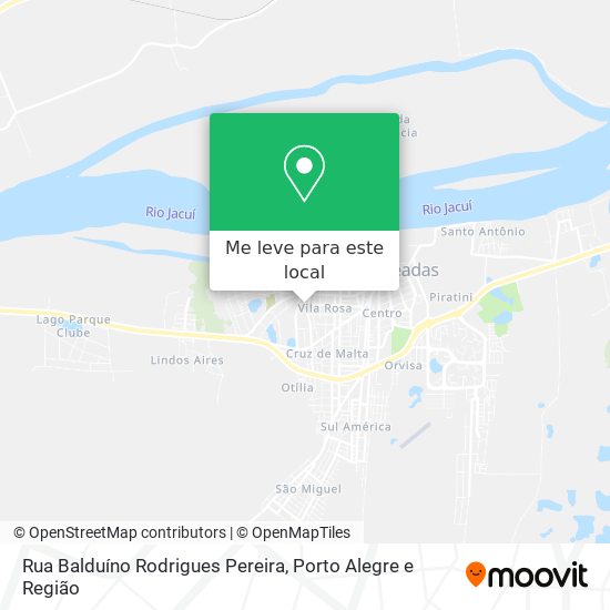 Rua Balduíno Rodrigues Pereira mapa
