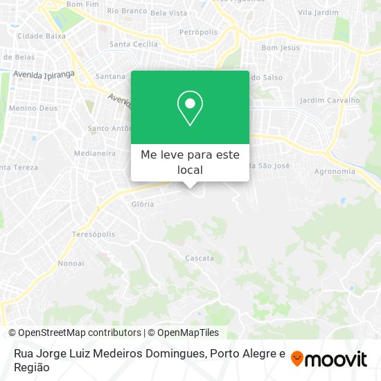 Rua Jorge Luiz Medeiros Domingues mapa