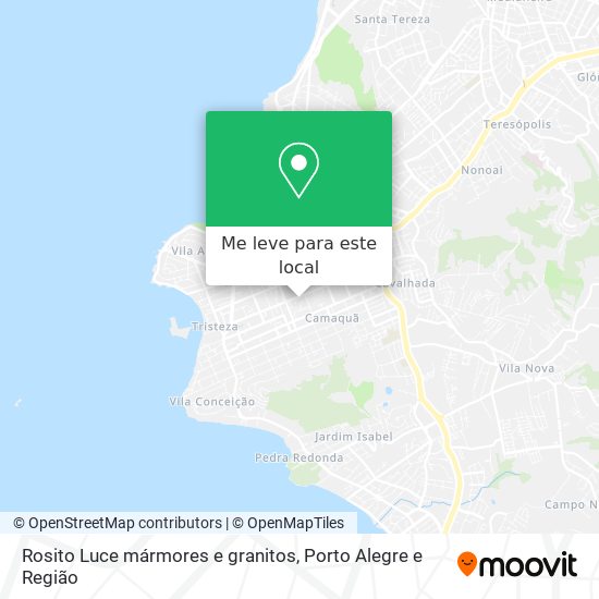 Rosito Luce mármores e granitos mapa