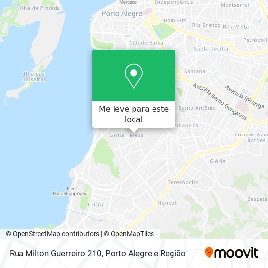 Rua Milton Guerreiro 210 mapa