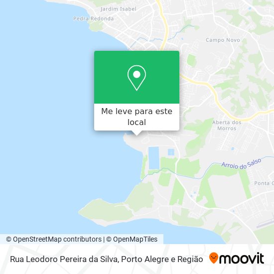 Rua Leodoro Pereira da Silva mapa