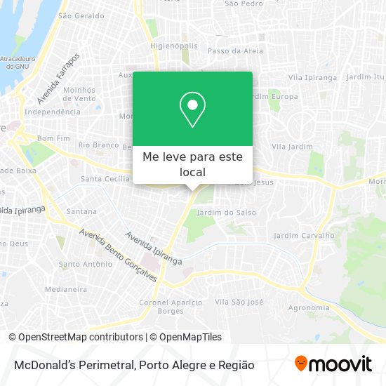 McDonald’s Perimetral mapa