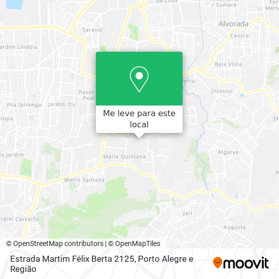 Estrada Martim Félix Berta 2125 mapa