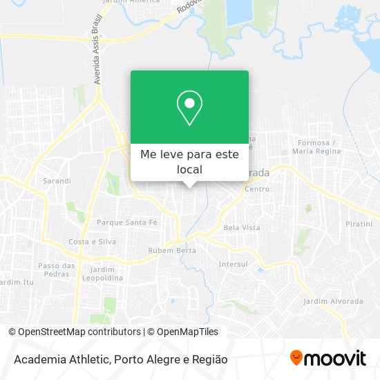 Academia Athletic mapa