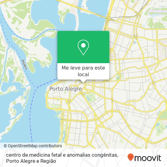 centro de medicina fetal e anomalias congênitas mapa