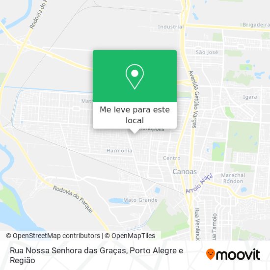 Rua Nossa Senhora das Graças mapa