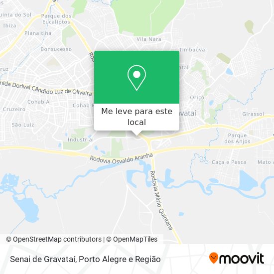 Senai de Gravataí mapa