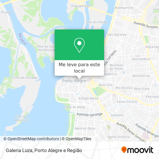 Galeria Luza mapa