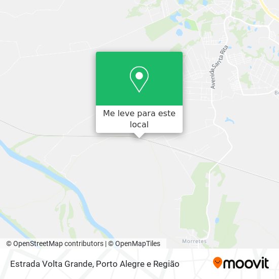 Estrada Volta Grande mapa