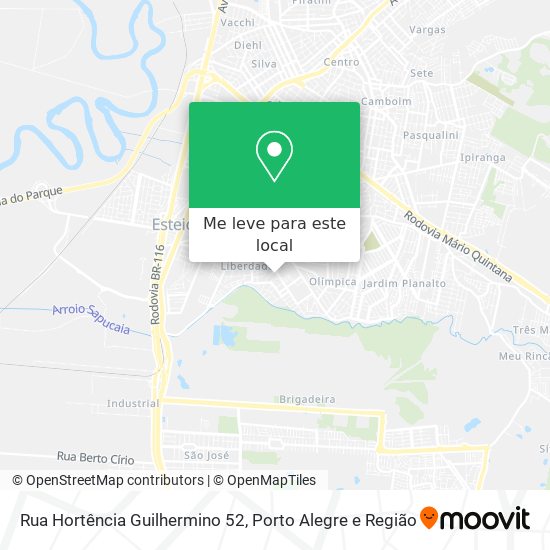 Rua Hortência Guilhermino 52 mapa