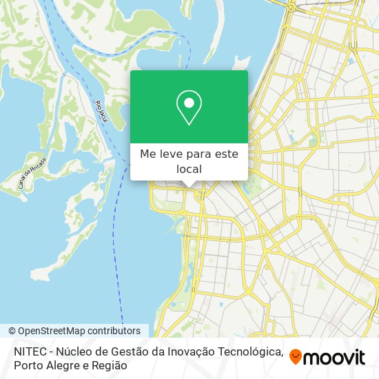 NITEC - Núcleo de Gestão da Inovação Tecnológica mapa