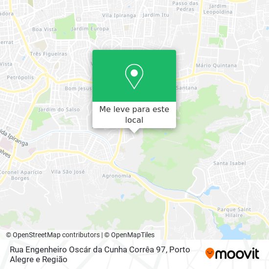 Rua Engenheiro Oscár da Cunha Corrêa 97 mapa