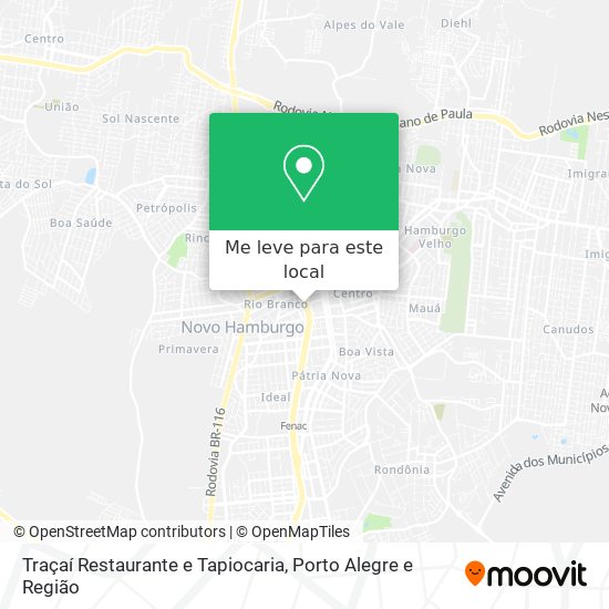 Traçaí Restaurante e Tapiocaria mapa