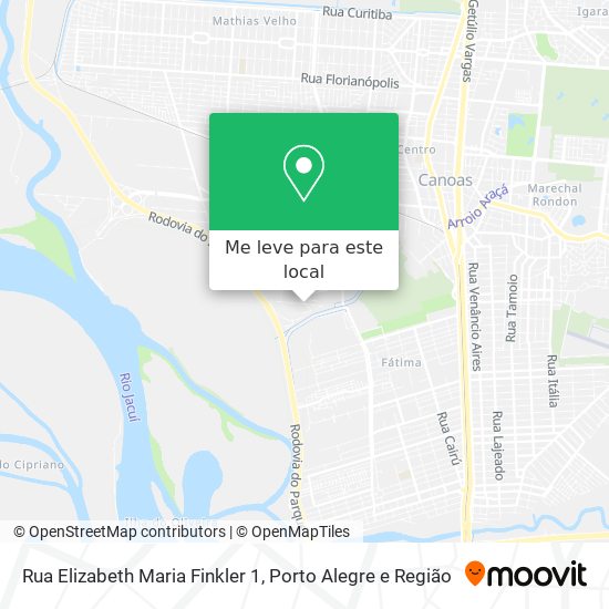 Rua Elizabeth Maria Finkler 1 mapa