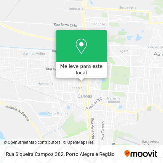 Rua Siqueira Campos 382 mapa