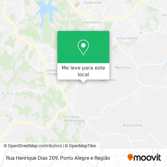 Rua Henrique Dias 209 mapa