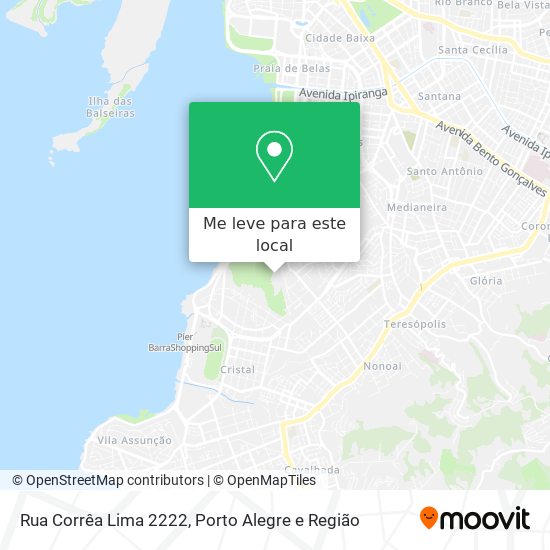 Rua Corrêa Lima 2222 mapa