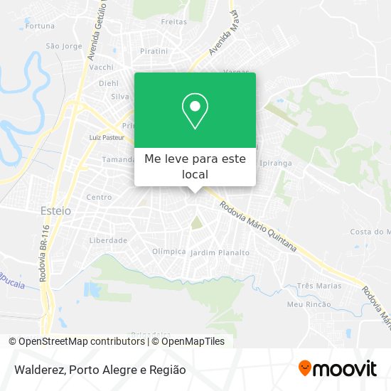 Walderez mapa