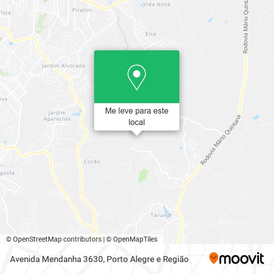 Avenida Mendanha 3630 mapa