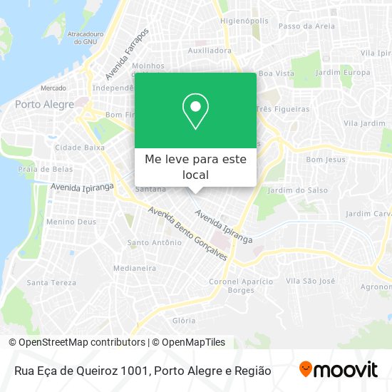 Rua Eça de Queiroz 1001 mapa