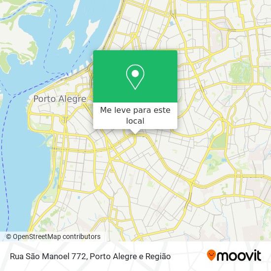 Rua São Manoel 772 mapa
