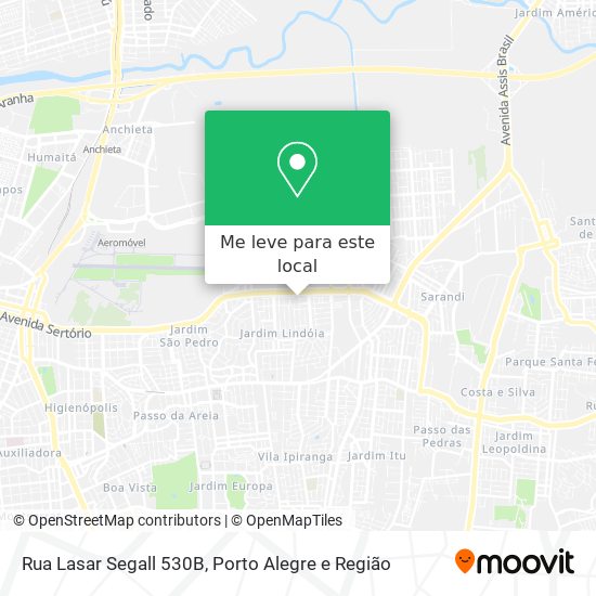 Rua Lasar Segall 530B mapa