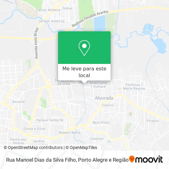 Rua Manoel Dias da Silva Filho mapa