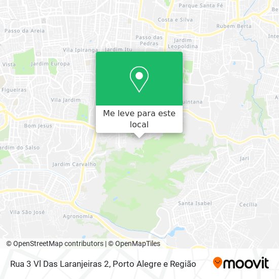 Rua 3 Vl Das Laranjeiras 2 mapa