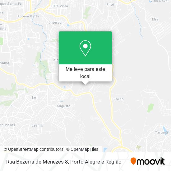 Rua Bezerra de Menezes 8 mapa