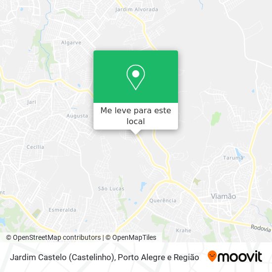 Jardim Castelo (Castelinho) mapa