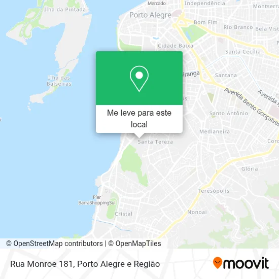 Rua Monroe 181 mapa