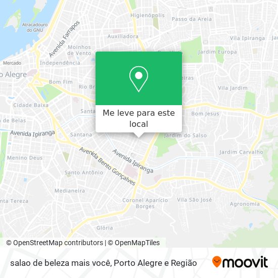 salao de beleza mais você mapa