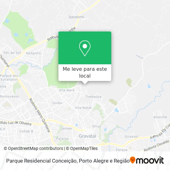 Parque Residencial Conceição mapa