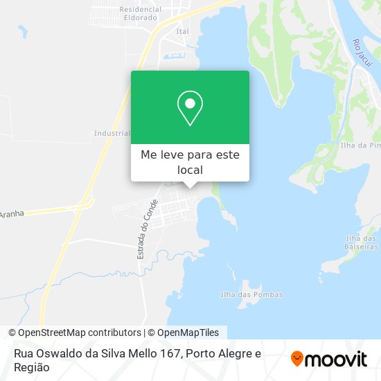 Rua Oswaldo da Silva Mello 167 mapa