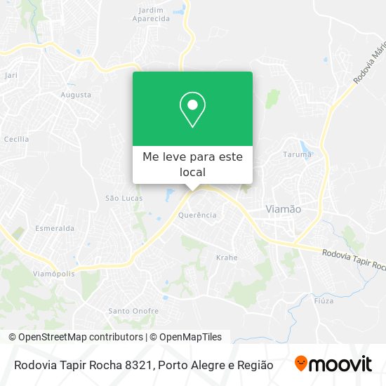 Rodovia Tapir Rocha 8321 mapa