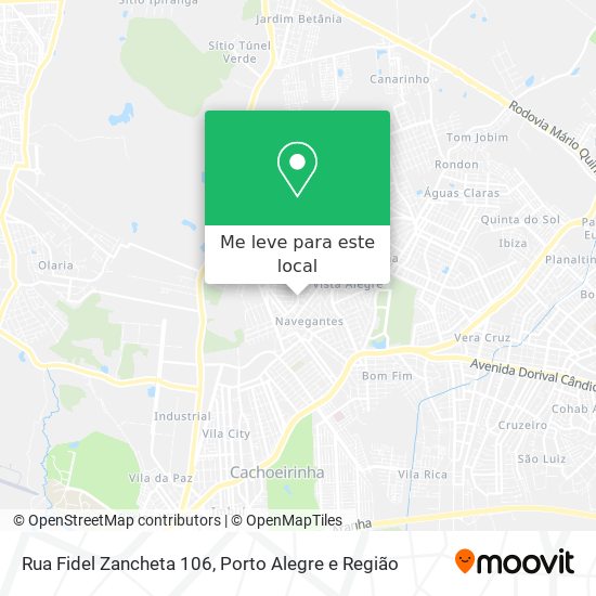 Rua Fidel Zancheta 106 mapa