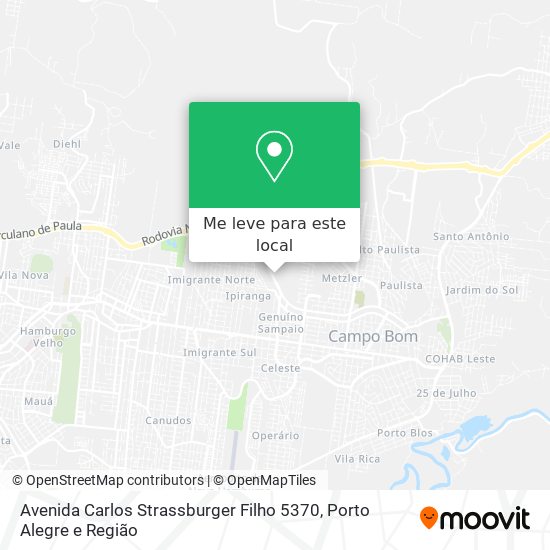 Avenida Carlos Strassburger Filho 5370 mapa