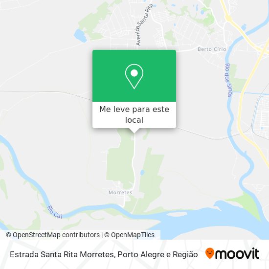 Estrada Santa Rita Morretes mapa