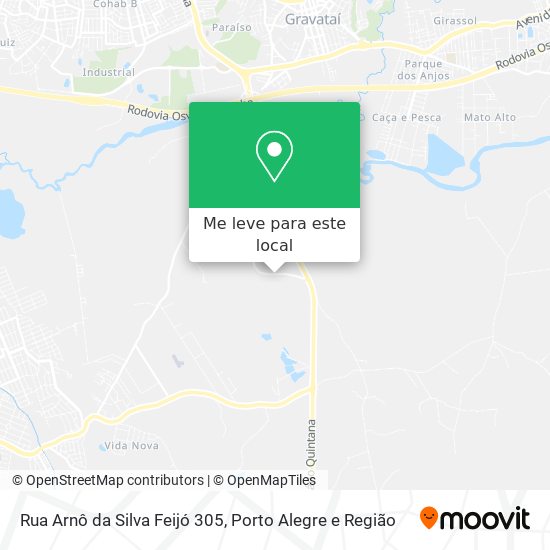 Rua Arnô da Silva Feijó 305 mapa